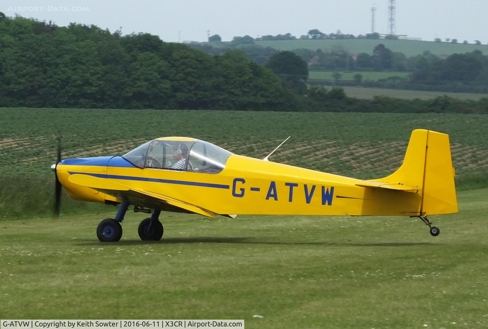 G-ATVW, 1966 Druine D-62B Condor C/N RAE/615, Visiting Northrepps
