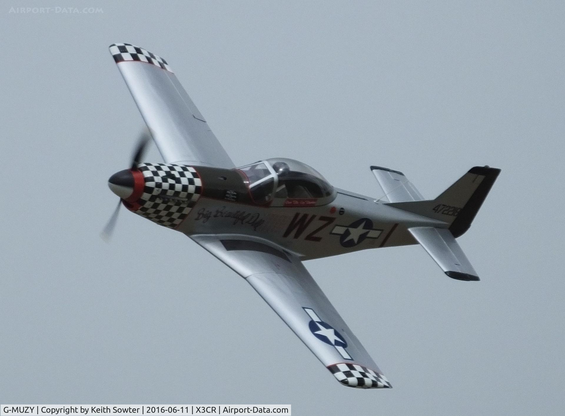 G-MUZY, 2008 Titan T-51 Mustang C/N LAA 355-14831, Visiting Northrepps