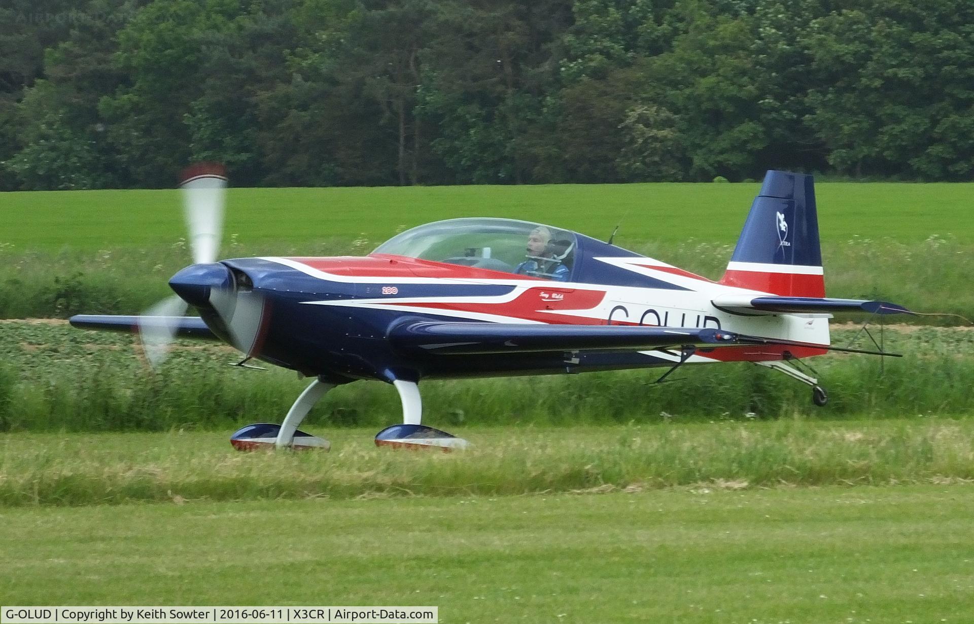 G-OLUD, 2012 Extra EA-300 C/N 1044, Visiting Northrepps