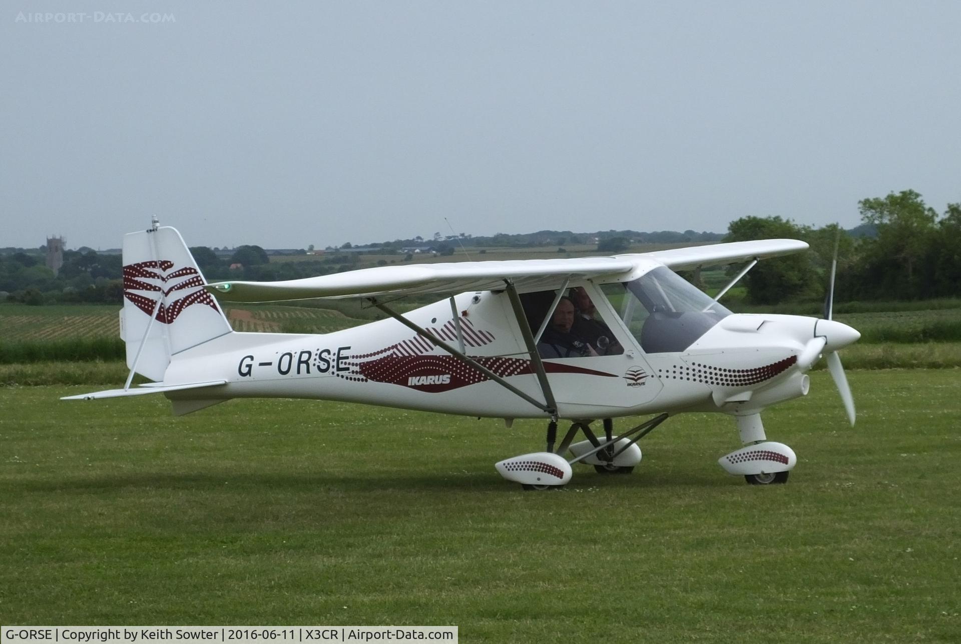 G-ORSE, 2015 Comco Ikarus C42 FB100 Bravo C/N 1504-7386, At Northrepps