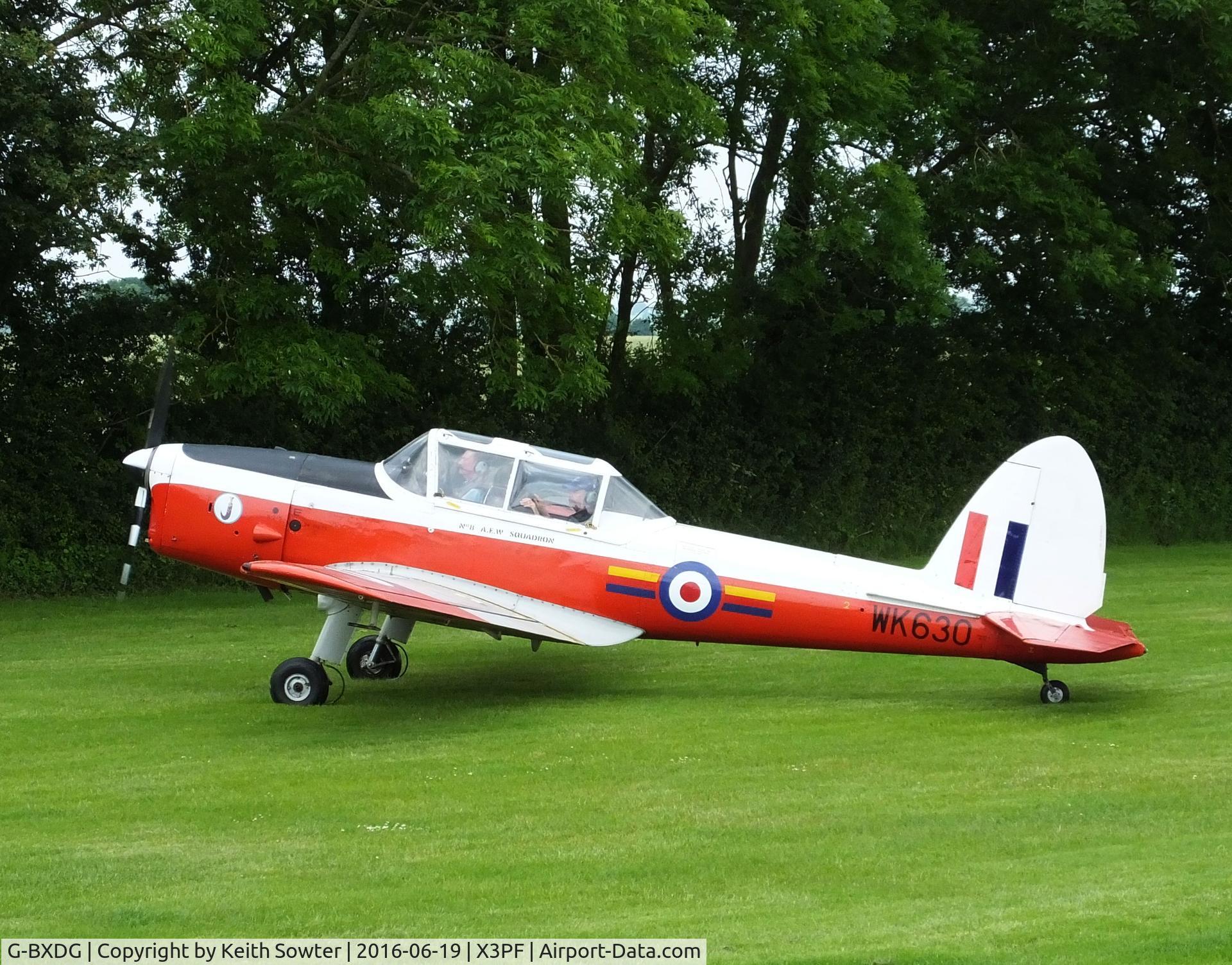 G-BXDG, 1950 De Havilland DHC-1 Chipmunk T.10 C/N C1/0644, Priory Farm Fathers Day Flyin