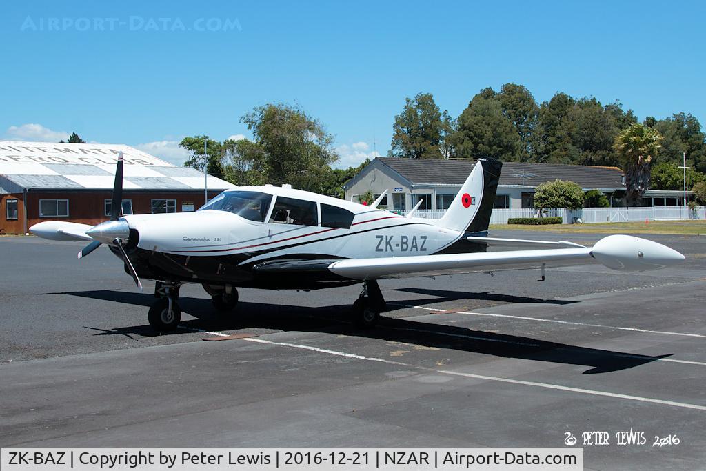 ZK-BAZ, 1962 Piper PA-24-250 Comanche Comanche C/N 24-3206, Barry W Payne, Waimate