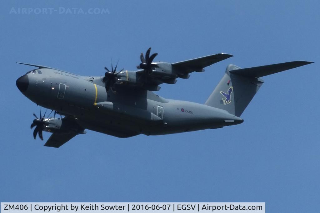 ZM406, 2015 Airbus A400M Atlas C.1 C/N 025, Overflying as part of the Queens Flypast rehearsal