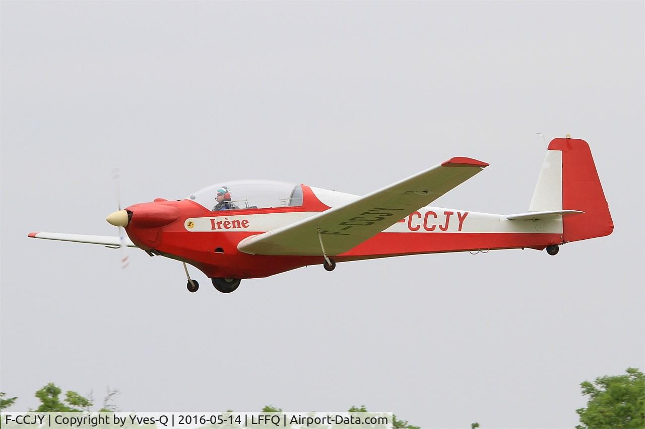 F-CCJY, 1974 Scheibe SF-28A Tandem-Falke Tandem Falke C/N 5763, Scheibe SF-28A Tandem Falke, On display, La Ferté-Alais airfield (LFFQ) Air show 2016