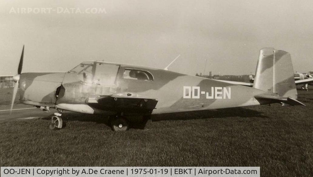 OO-JEN, 1947 Saab 91A Safir C/N 91-140, OO-JEN with camouflage paint scheme and 