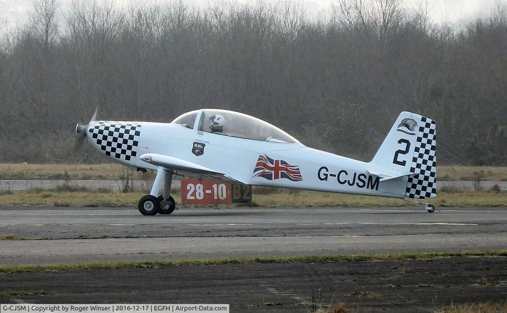 G-CJSM, 2016 Vans RV-8 C/N LAA 303-15296, New build resident RV-8. The aircraft will replace G-VFDS as Raven 2 in the six-ship Team Raven for the 2017 display season.