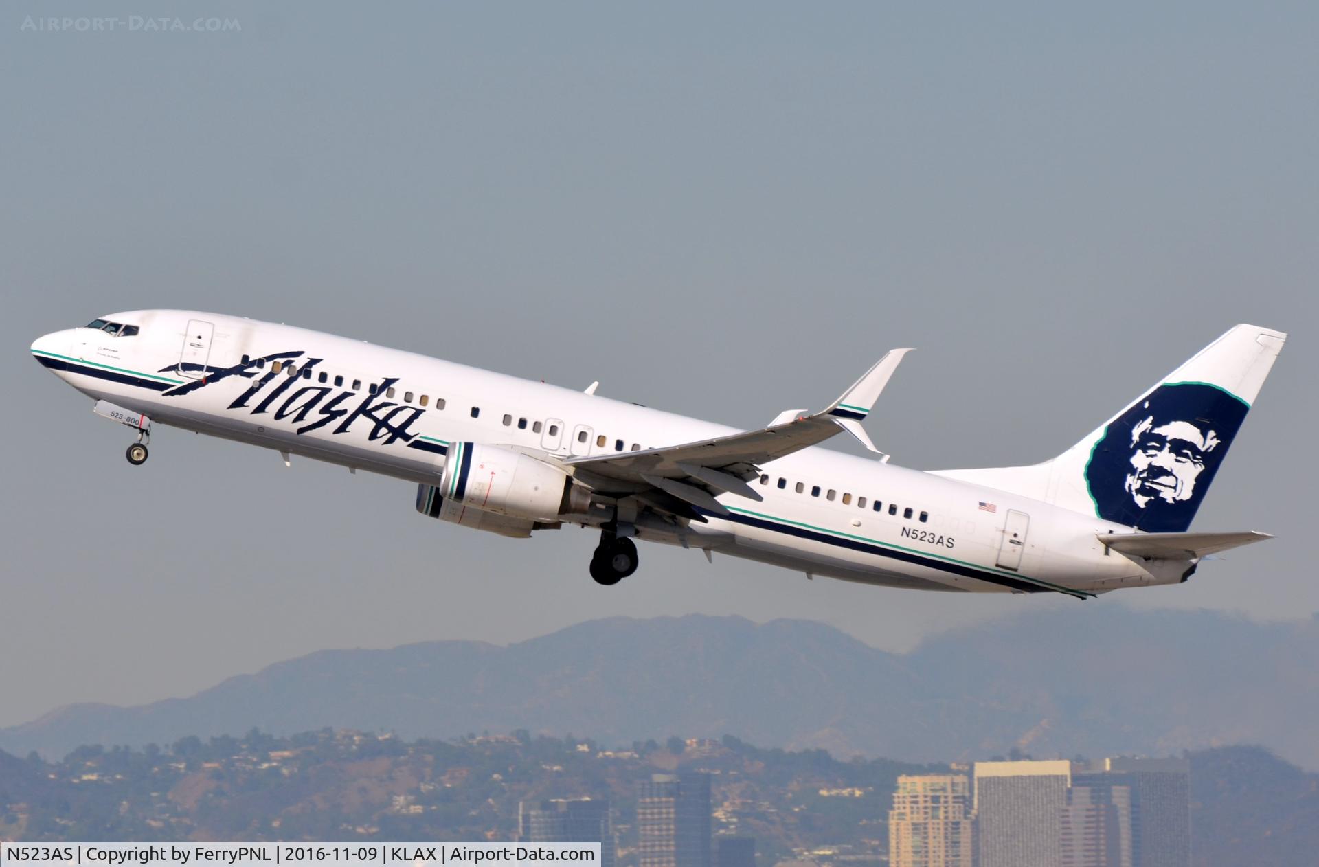 N523AS, 2009 Boeing 737-890 C/N 35194, Alaska B738