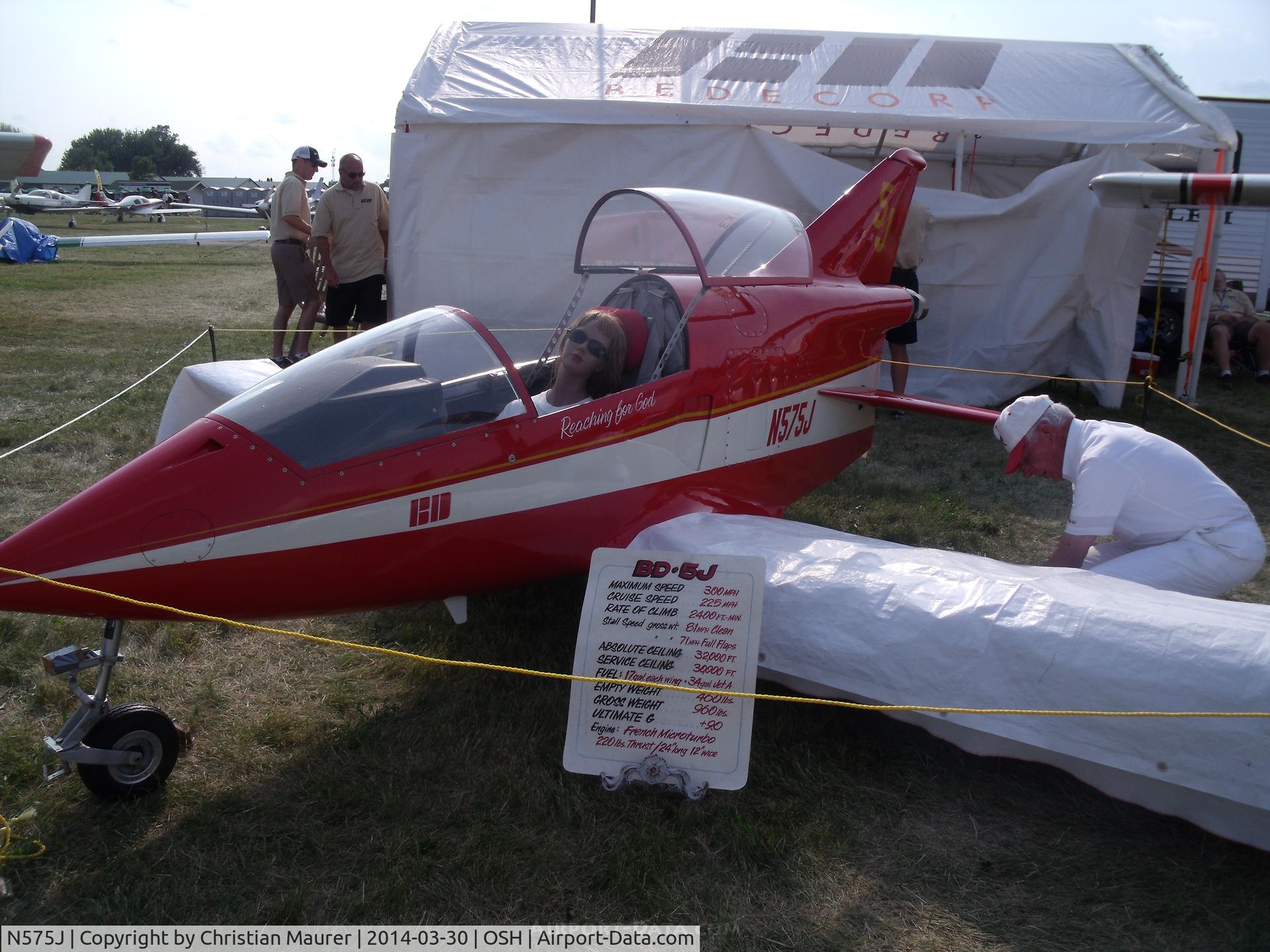 N575J, 1985 Bede BD-5J C/N 0011, MicroJet