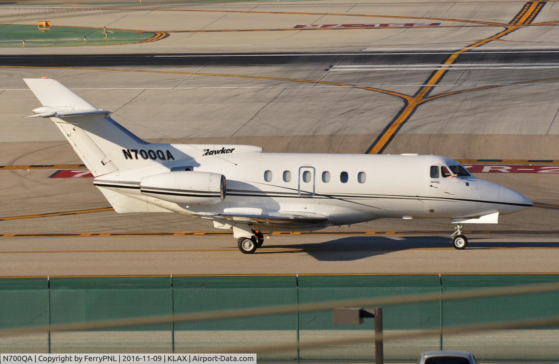 N700QA, 1978 British Aerospace HS.125-700A C/N NA0237, HS700 arrived in LAX