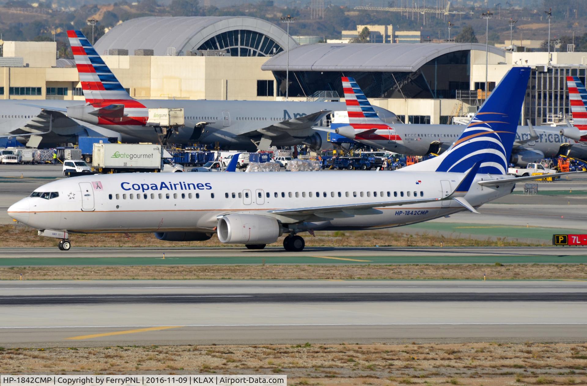 HP-1842CMP, 2014 Boeing 737-8V3 C/N 40784, Cope B738 arrived in LAX