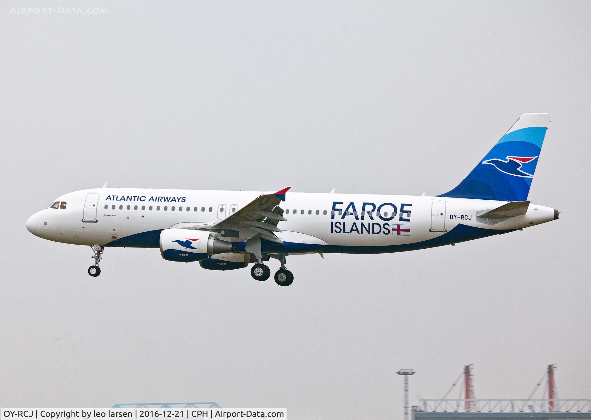 OY-RCJ, 2016 Airbus A320-214 C/N 7465, Copenhagen 21.12.16