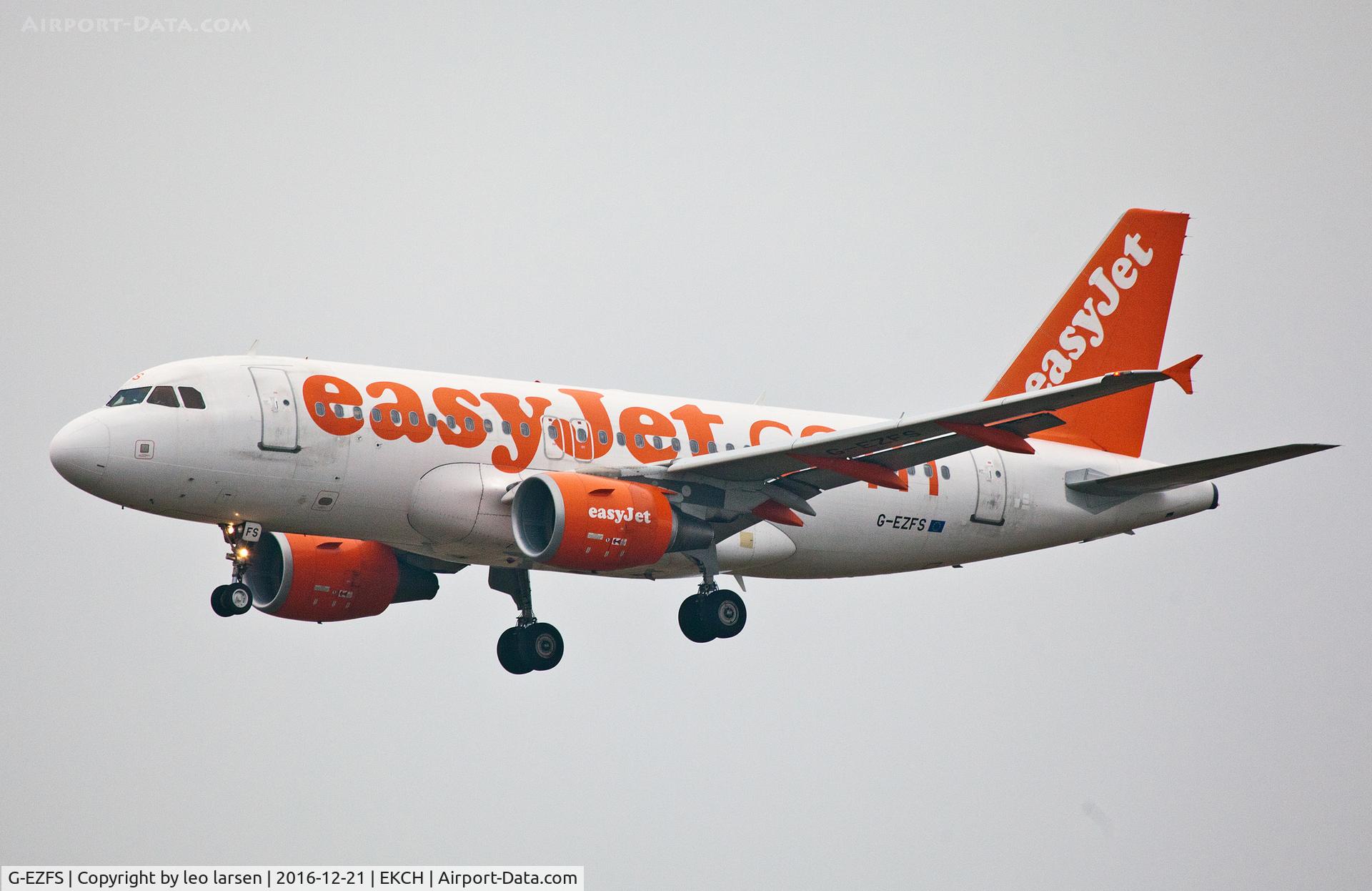 G-EZFS, 2009 Airbus A319-111 C/N 4129, Copenhagen 21.12.16