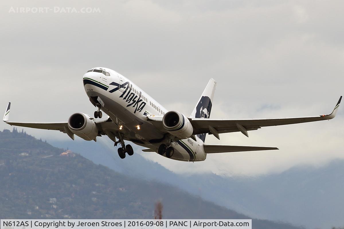 N612AS, 1999 Boeing 737-790 C/N 30162, Anchorage