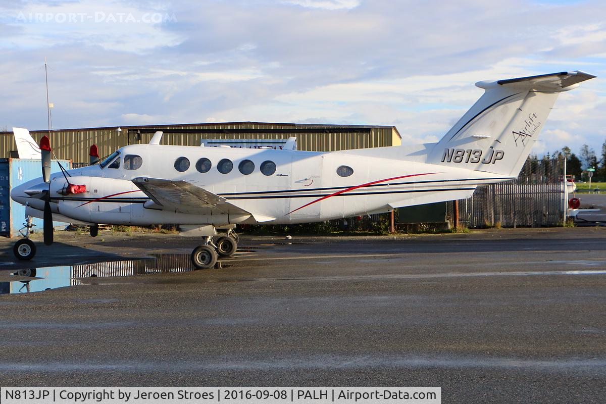 N813JP, 1980 Beech 200 Super King Air C/N BB-715, Lake Hood