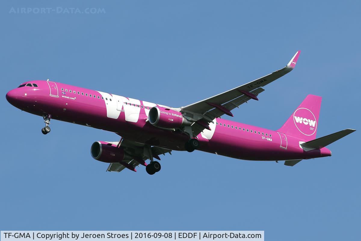 TF-GMA, 2016 Airbus A321-211 C/N 7127, frankfurt