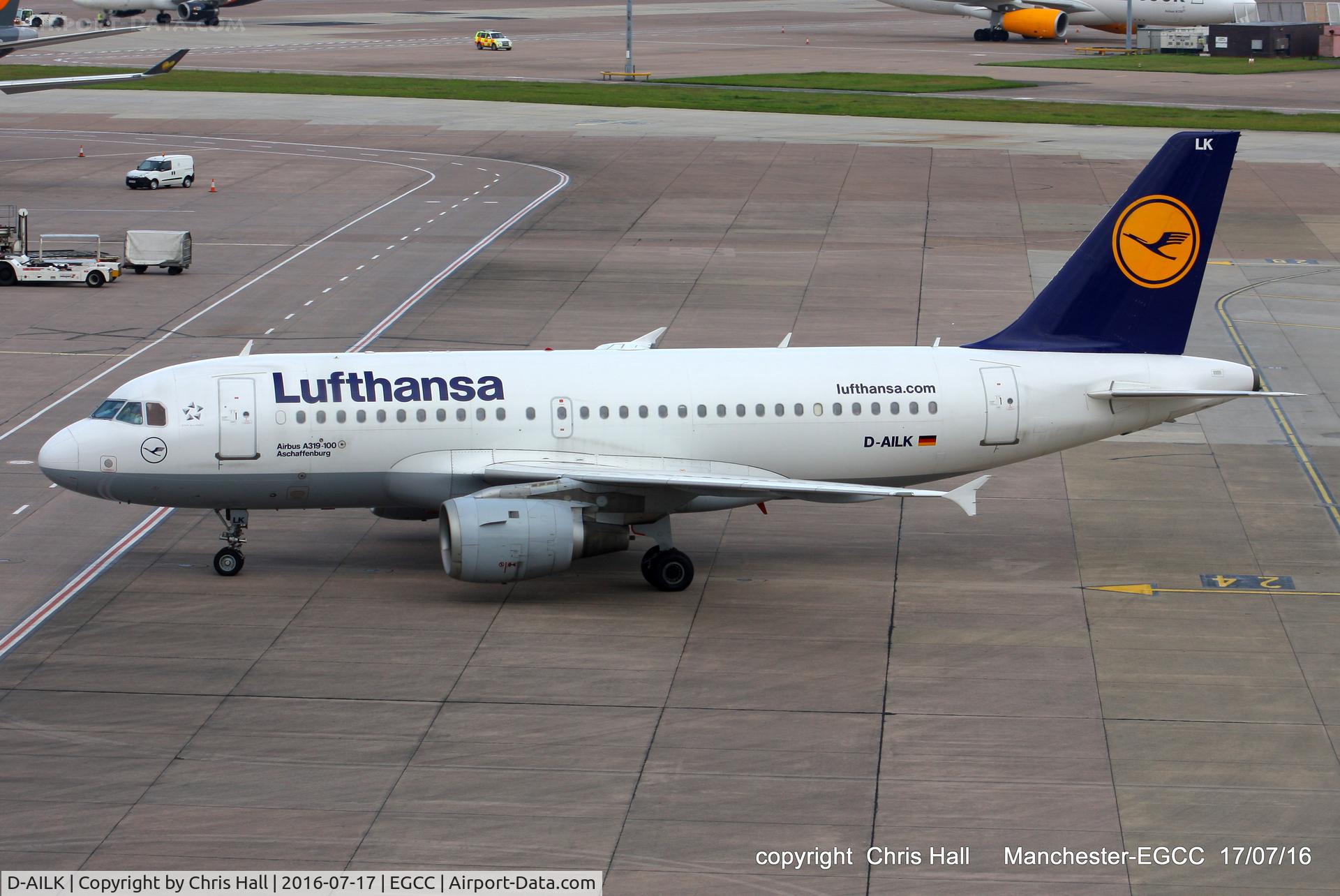 D-AILK, 1997 Airbus A319-114 C/N 679, Lufthansa