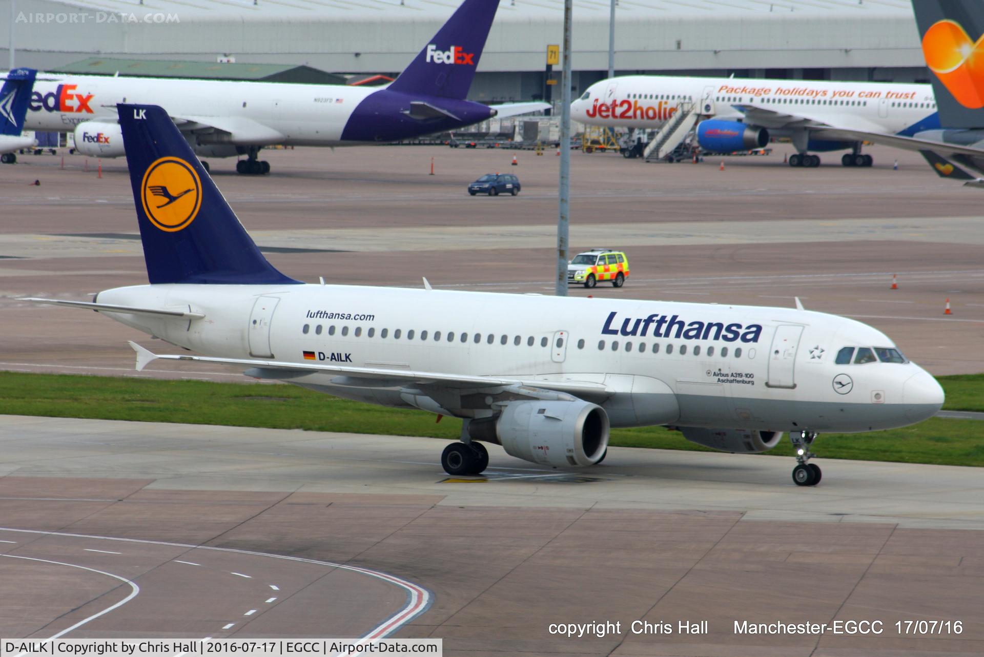 D-AILK, 1997 Airbus A319-114 C/N 679, Lufthansa