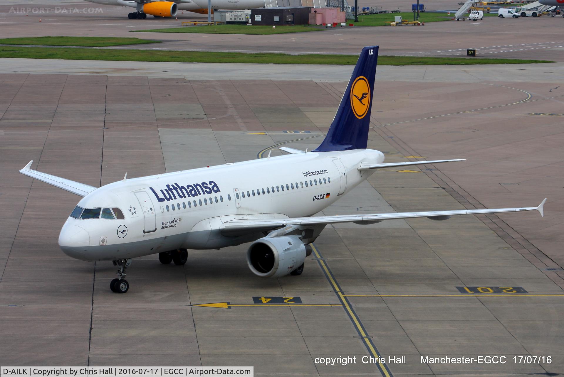 D-AILK, 1997 Airbus A319-114 C/N 679, Lufthansa