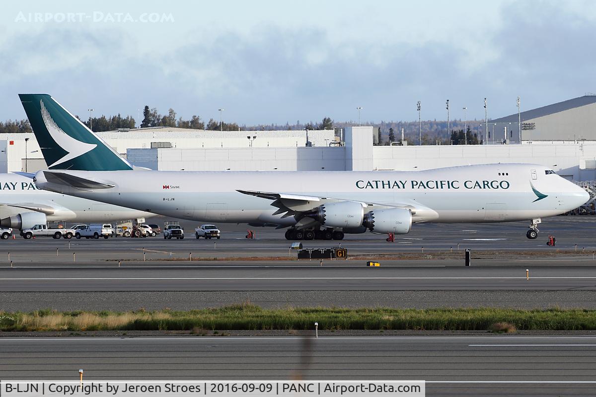 B-LJN, 2016 Boeing 747-867F/SCD C/N 62823, Anchorage