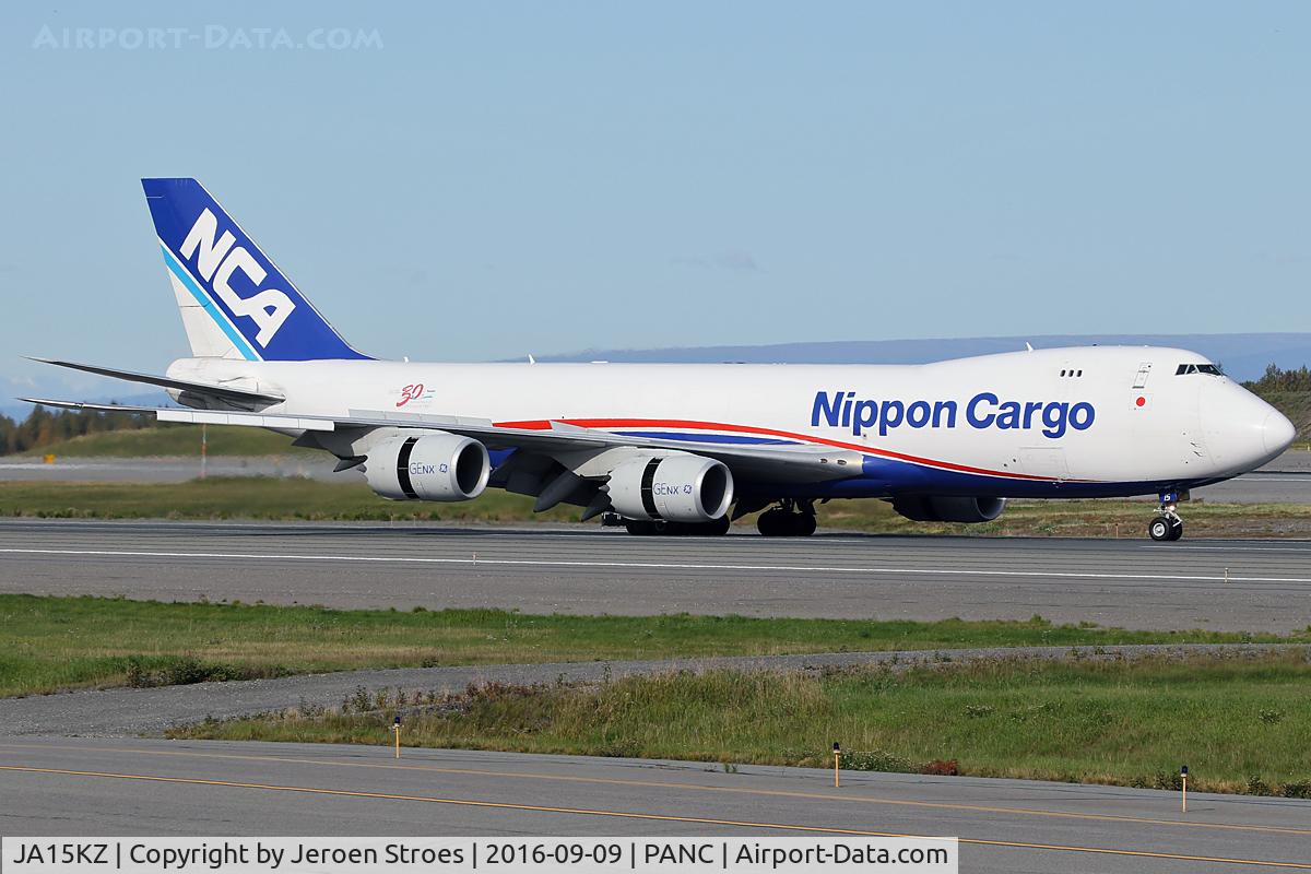 JA15KZ, 2013 Boeing 747-8KZF C/N 36139, Anchorage