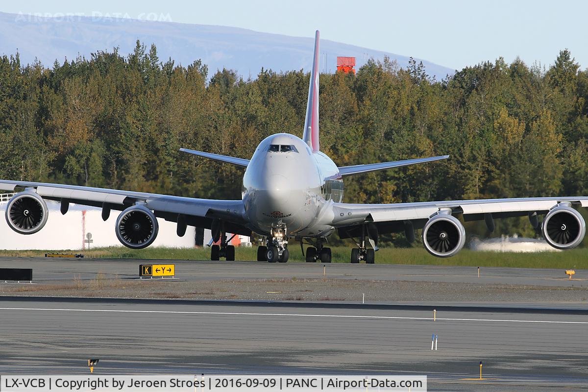 LX-VCB, 2010 Boeing 747-8R7F C/N 35806, Anchorage
