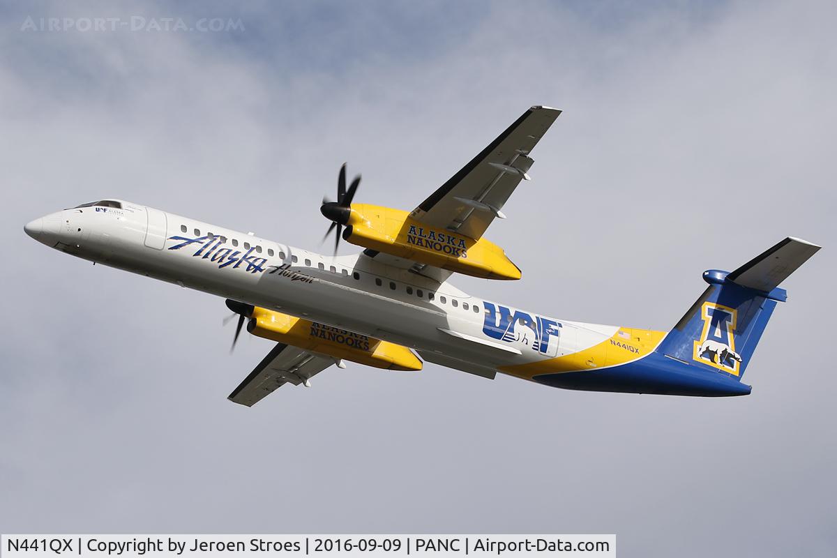 N441QX, 2009 De Havilland Canada DHC-8-402 Dash 8 C/N 4348, Anchorage