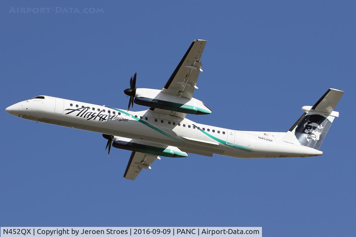 N452QX, 2013 De Havilland Canada DHC-8-402Q Dash 8 Dash 8 C/N 4459, Anchorage