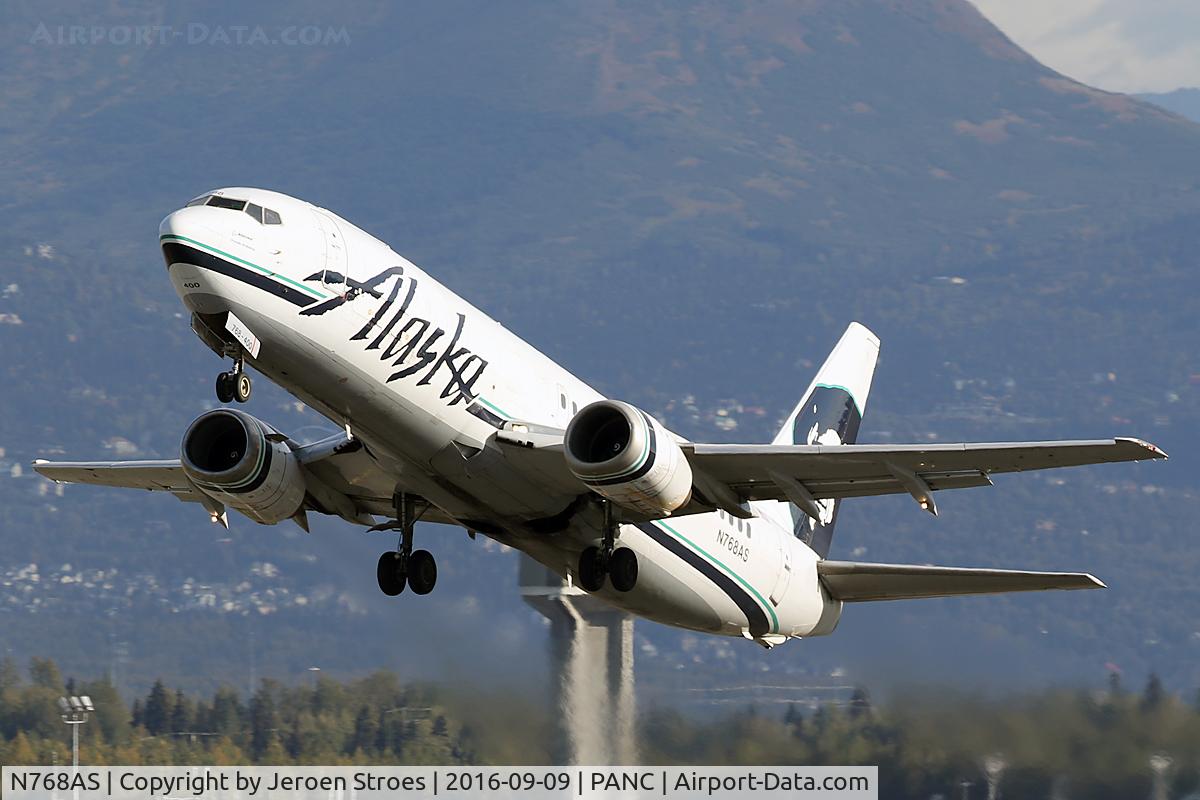 N768AS, 1992 Boeing 737-490 C/N 27082, Anchorage