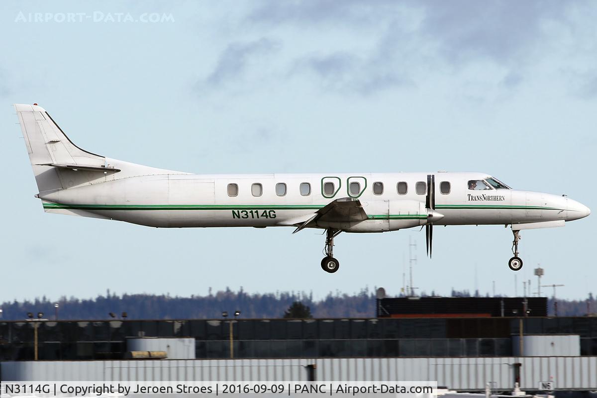N3114G, 1984 Fairchild SA-227AC Metro III C/N AC-583, Anchorage