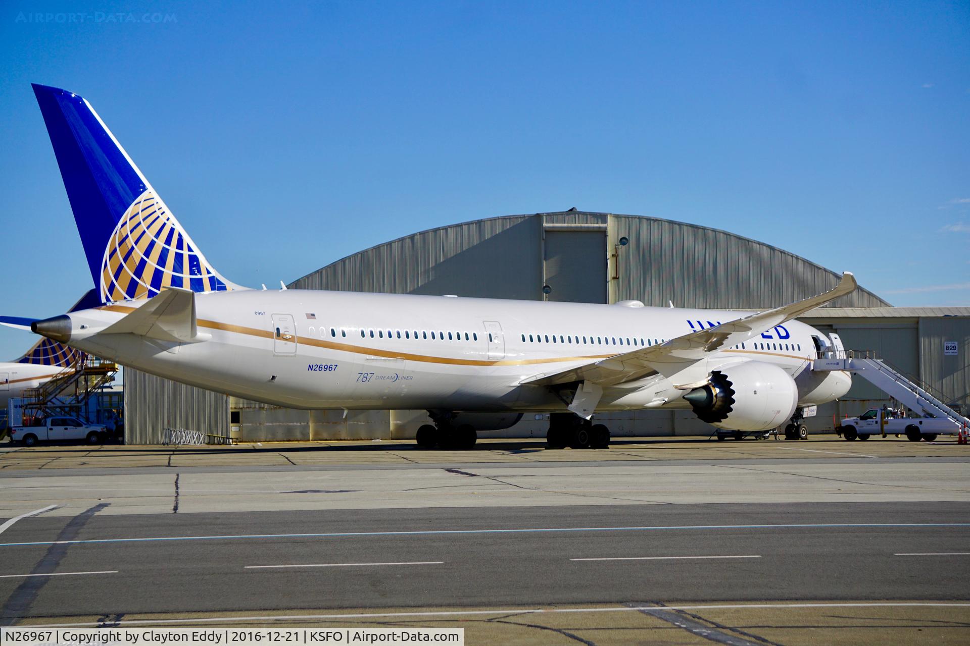 N26967, 2016 Boeing 787-9 Dreamliner Dreamliner C/N 60144, SFO 2016