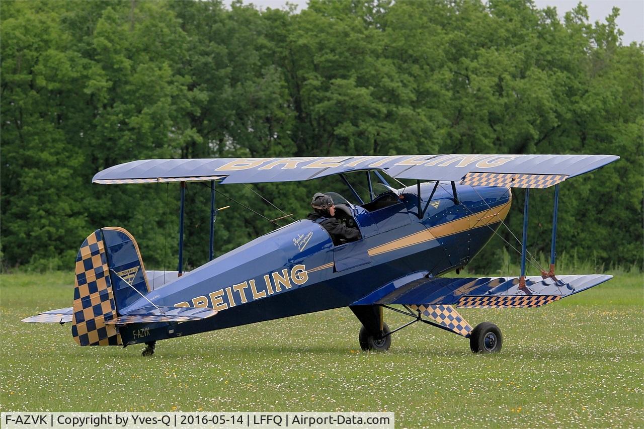 F-AZVK, 1935 Bucker Bu-131 Jungmann C/N 27, Bucker Bu-131 Jungmann, Taxiing to parking area, La Ferté-Alais (LFFQ) air show 2016