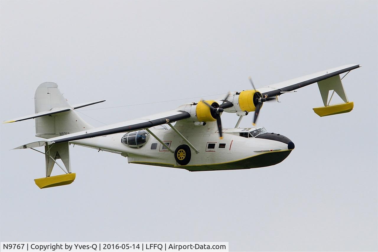 N9767, 1942 Boeing PBY-5A Catalina C/N 9767, Consolidated Vultee PBY-5A Catalina, On display, La Ferté-Alais airfield (LFFQ) Air show 2016