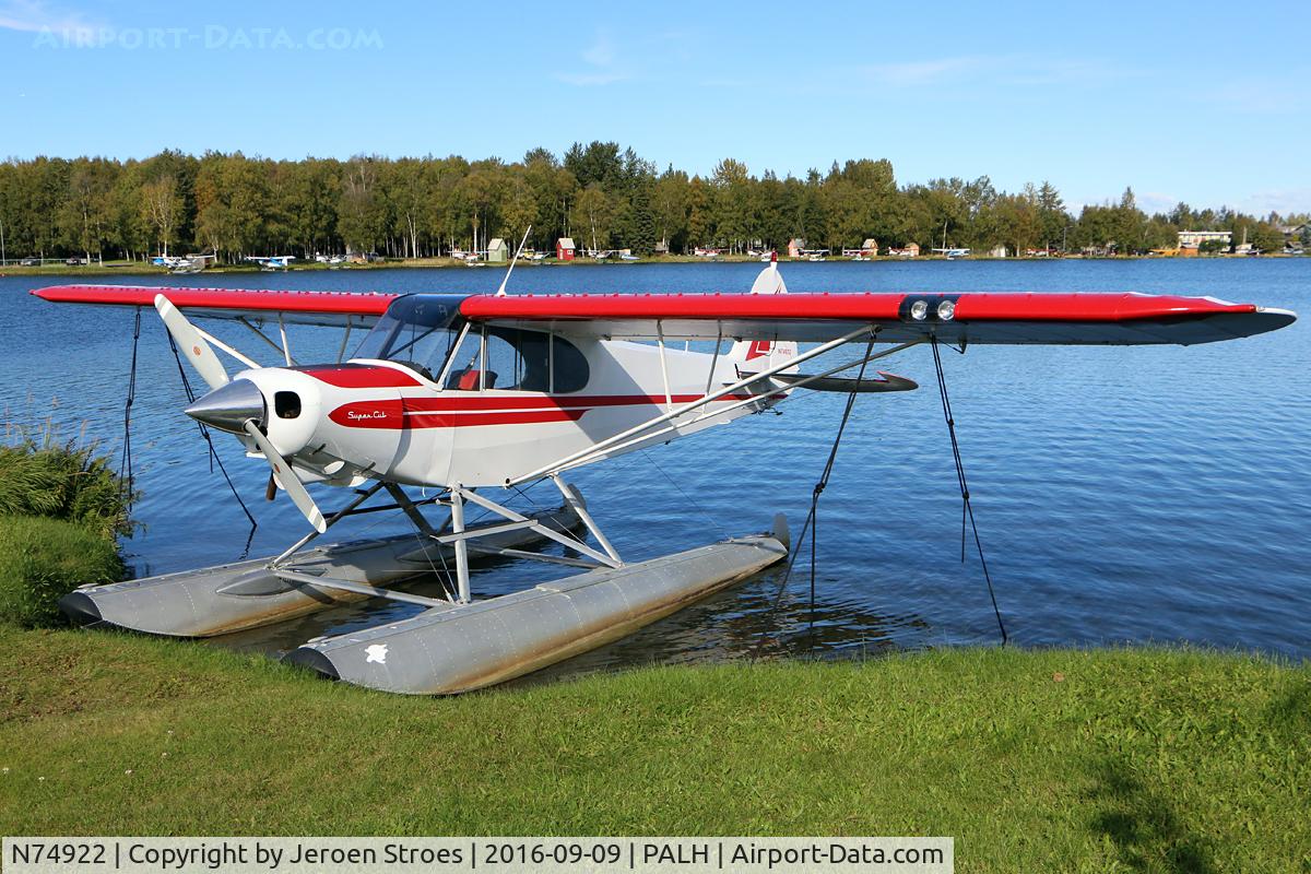 N74922, 1975 Piper PA-18-150 Super Cub C/N 18-7509097, Lake Hood