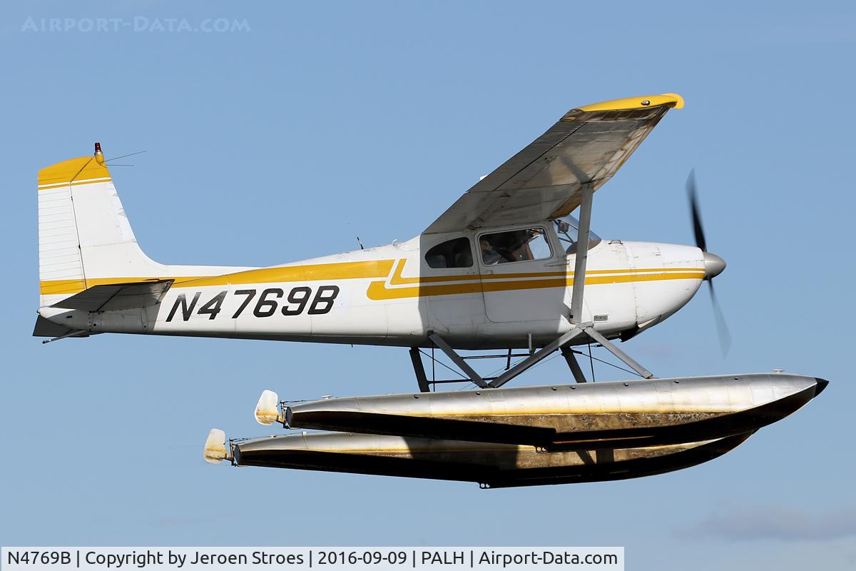 N4769B, 1955 Cessna 180 C/N 31667, Lake Hood