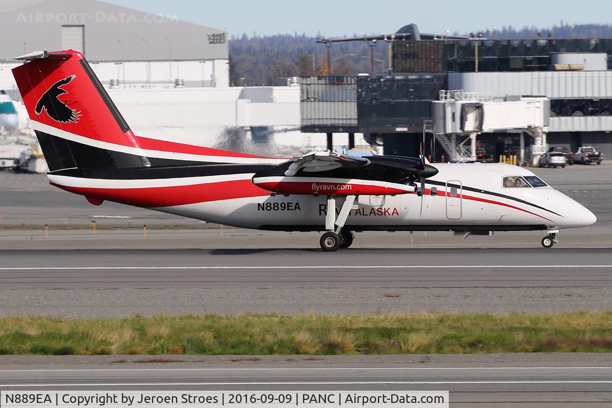 N889EA, 1992 De Havilland Canada DHC-8-106 Dash 8 C/N 322, Anchorage