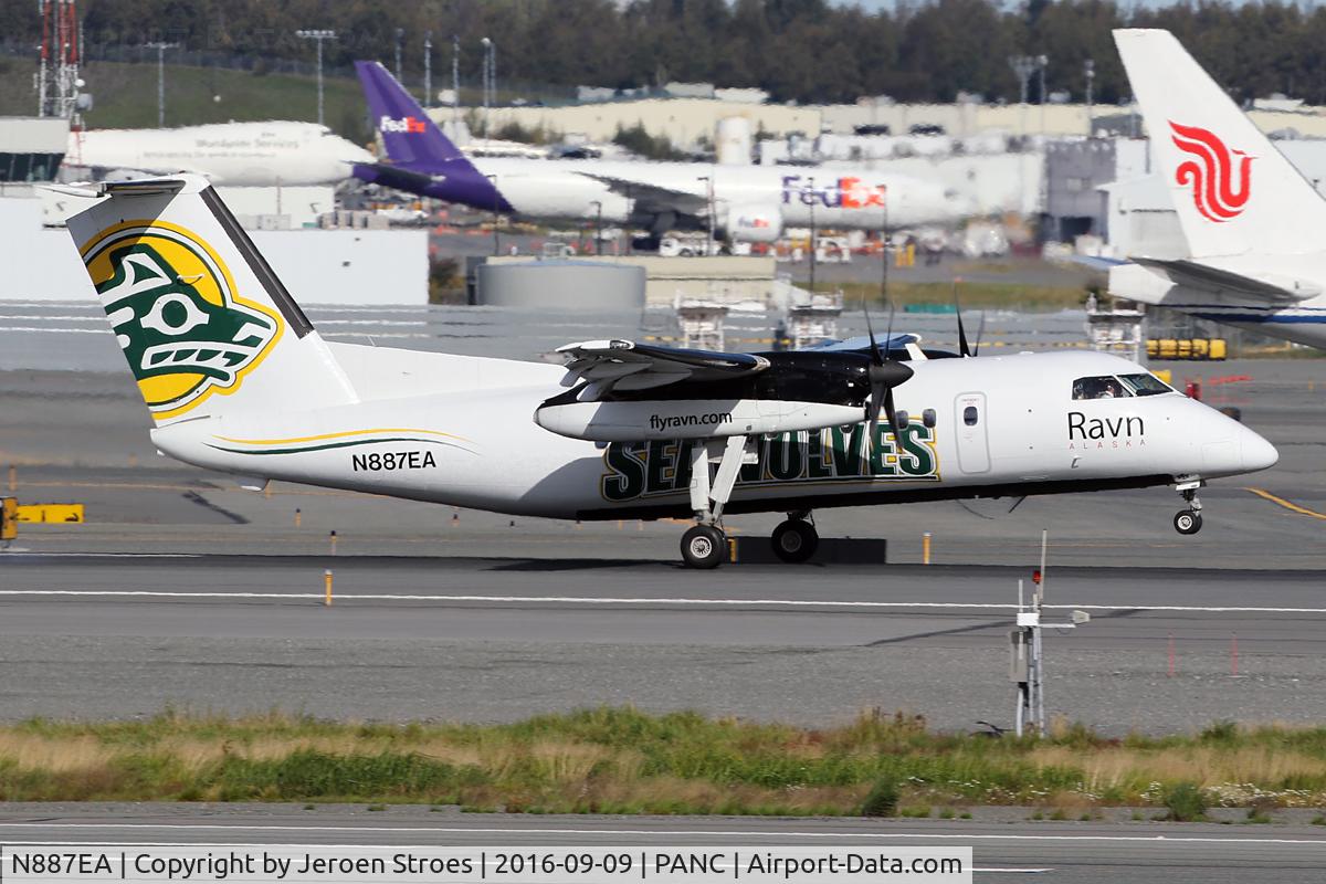 N887EA, 1993 De Havilland Canada DHC-8-106 Dash 8 C/N 351, Anchorage