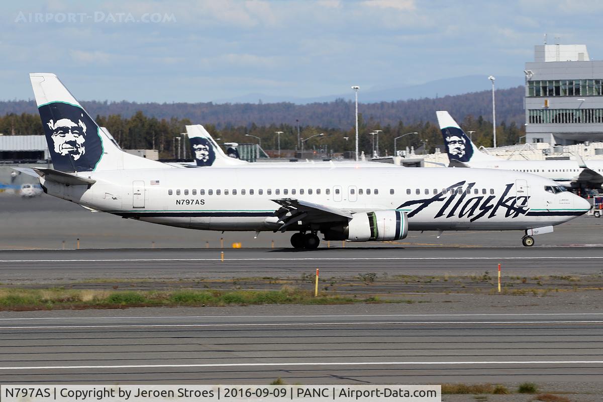 N797AS, 1998 Boeing 737-490 C/N 28892, Anchorage