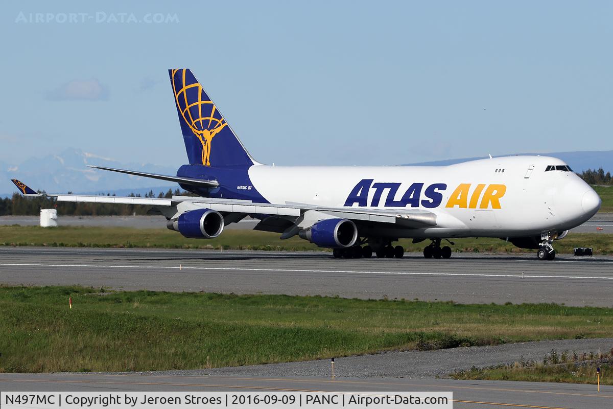 N497MC, 1999 Boeing 747-47UF C/N 29258, Anchorage