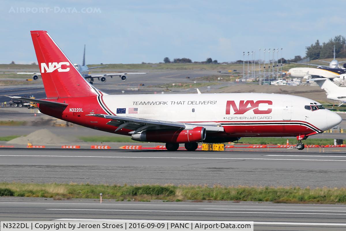 N322DL, 1984 Boeing 737-232 C/N 23094, Anchorage