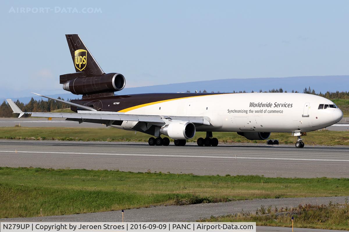 N279UP, 1994 McDonnell Douglas MD-11 C/N 48573, Anchorage