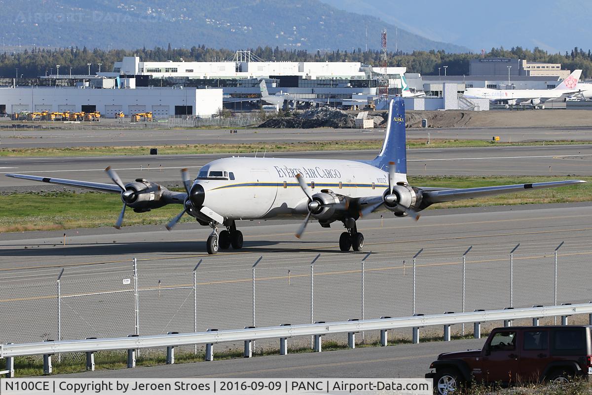 N100CE, 1953 Douglas C-118A Liftmaster (DC-6A) C/N 44662, Anchorage