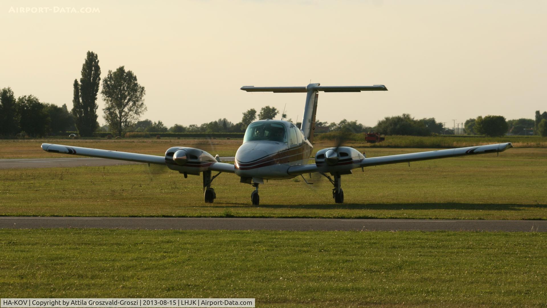 HA-KOV, 1980 Beech 76 Duchess C/N ME-277, Jakabszállás Airport, Hungary