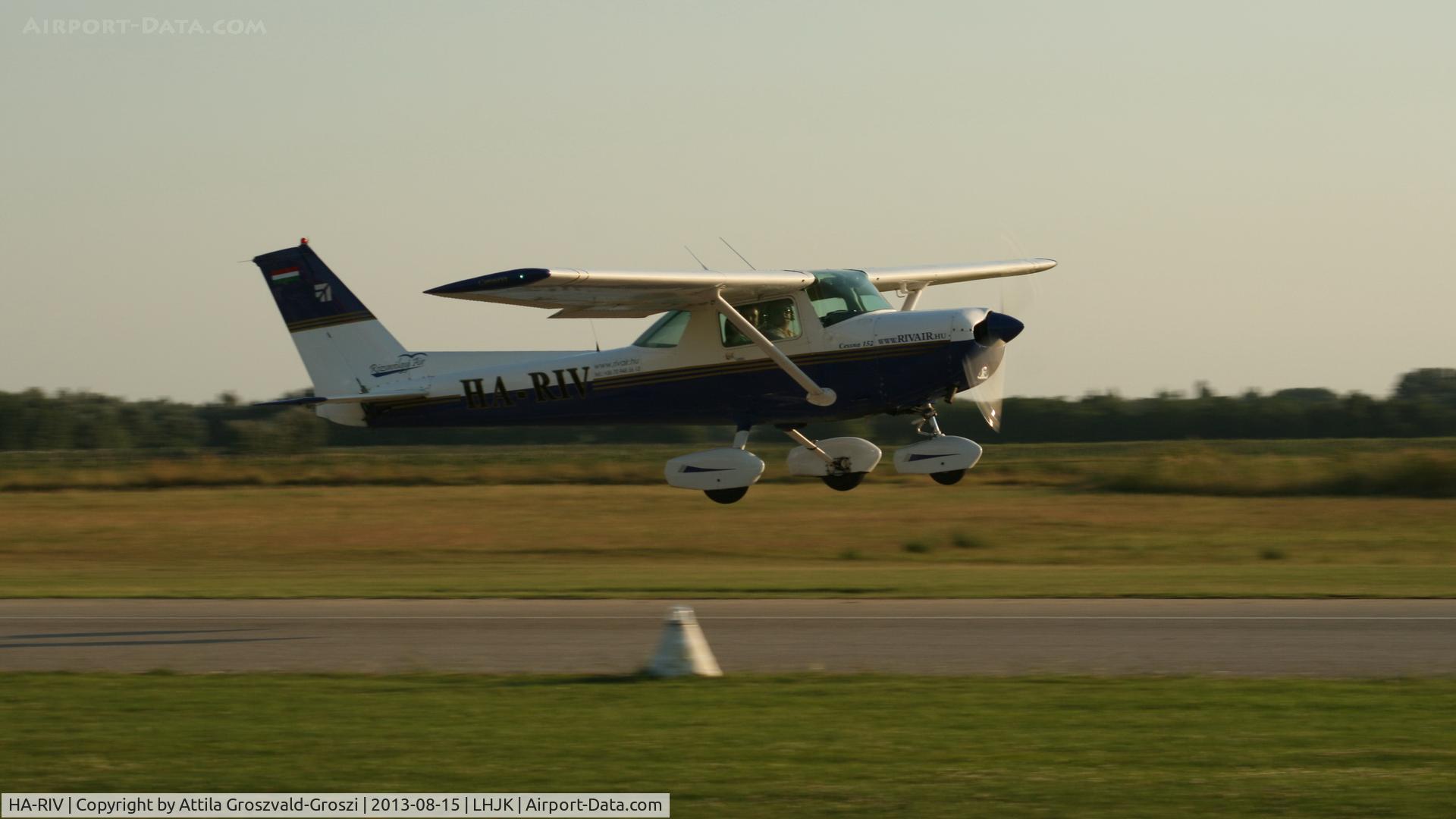 HA-RIV, Cessna 152 C/N 15280199, Jakabszállás Airport, Hungary