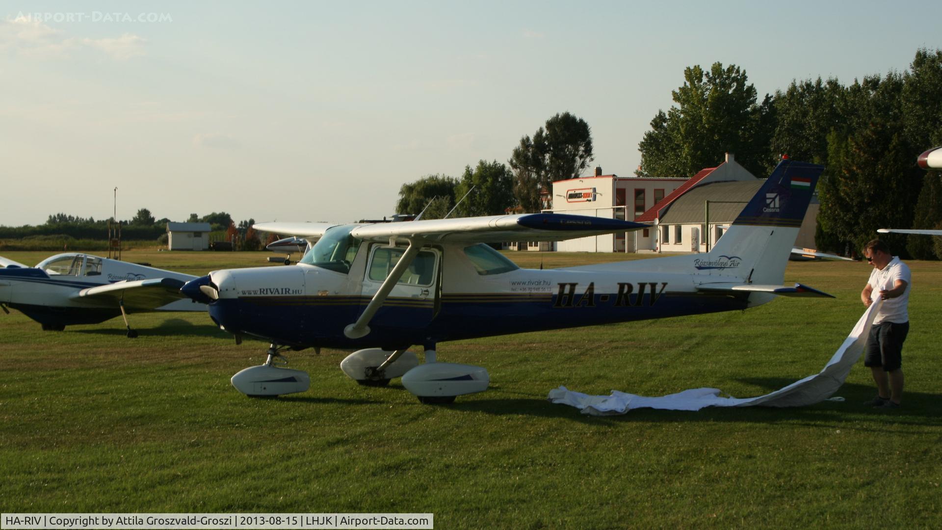 HA-RIV, Cessna 152 C/N 15280199, Jakabszállás Airport, Hungary