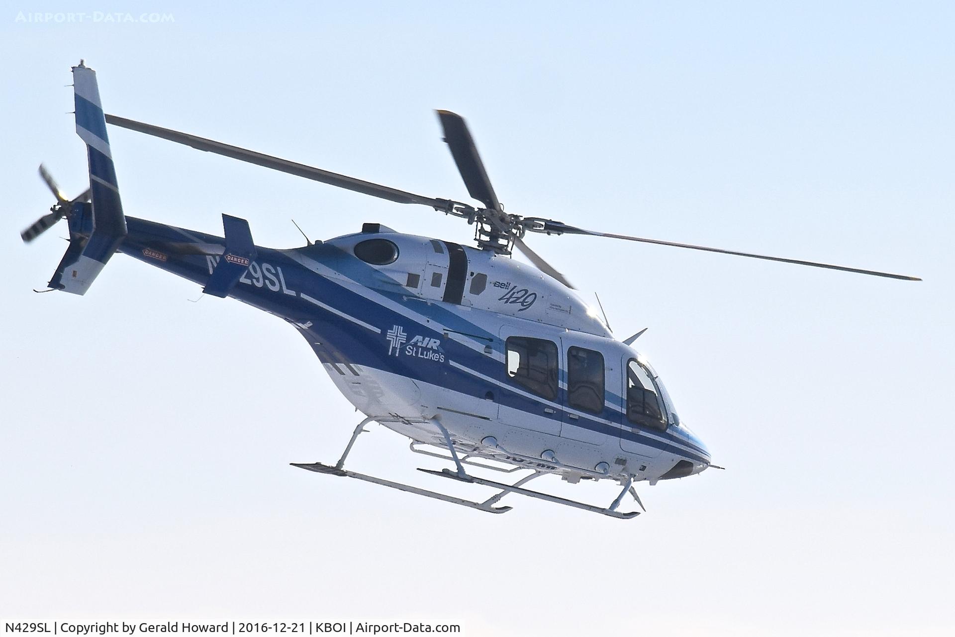N429SL, Bell 429 GlobalRanger C/N 57007, Departing midfield.