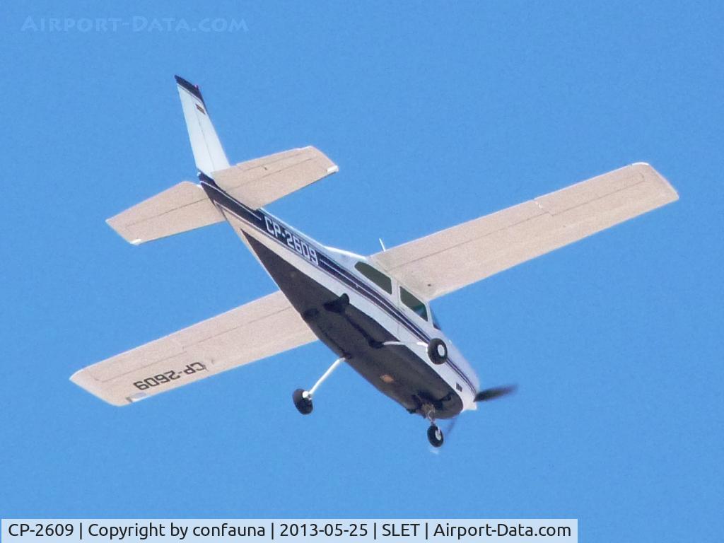 CP-2609, 1969 Cessna 210K Centurion C/N 21059218, Arriving to El Trompillo