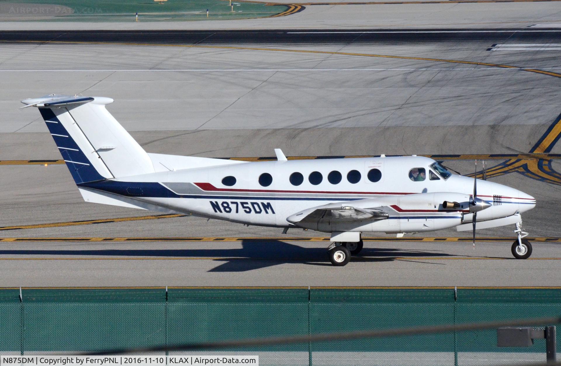 N875DM, 1990 Beech B200 King Air C/N BB-1354, Beech B200