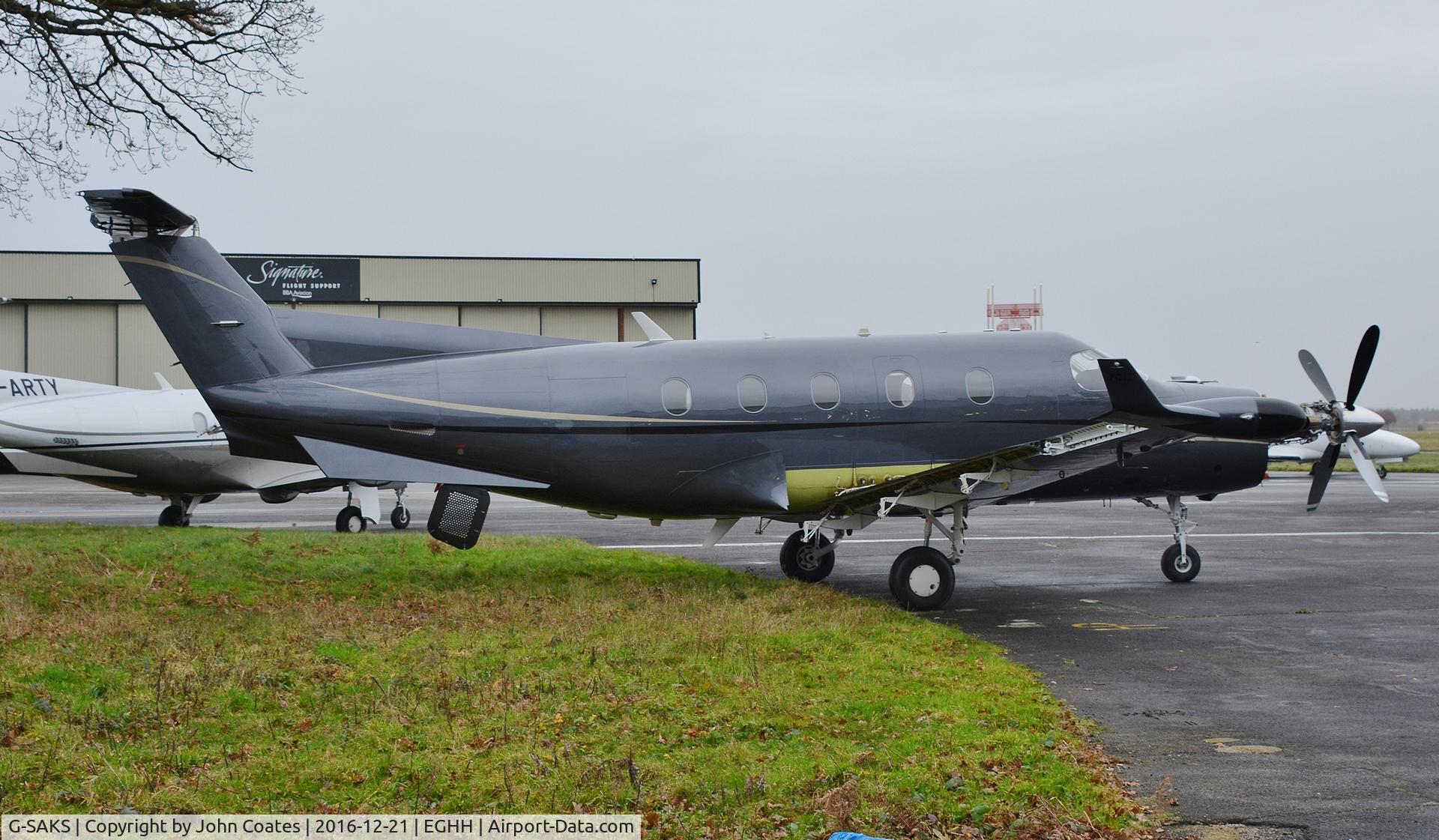G-SAKS, 2003 Pilatus PC-12/45 C/N 508, ex M-ICKY just repainted