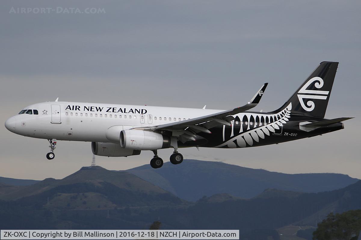ZK-OXC, 2013 Airbus A320-232 C/N 5847, NZ628 from ZQN