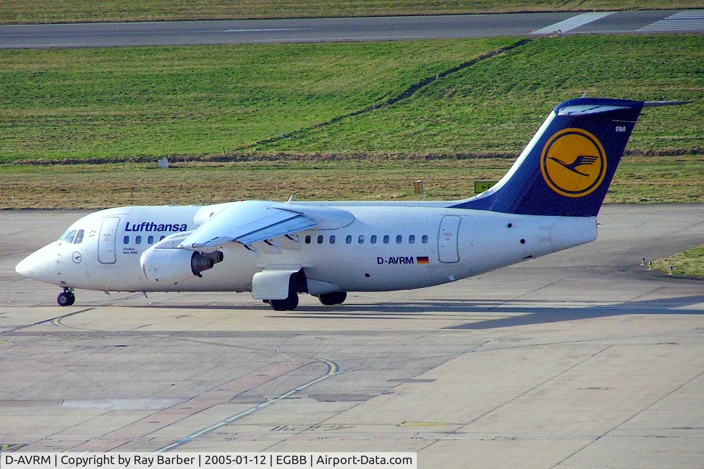 D-AVRM, 1996 British Aerospace Avro 146-RJ85 C/N E.2288, BAe 146-RJ85 [E2288] (Lufthansa Regional) Birmingham Int'l~G 12/01/2005